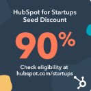 Seed Discount: 90% off HubSpot Logo
