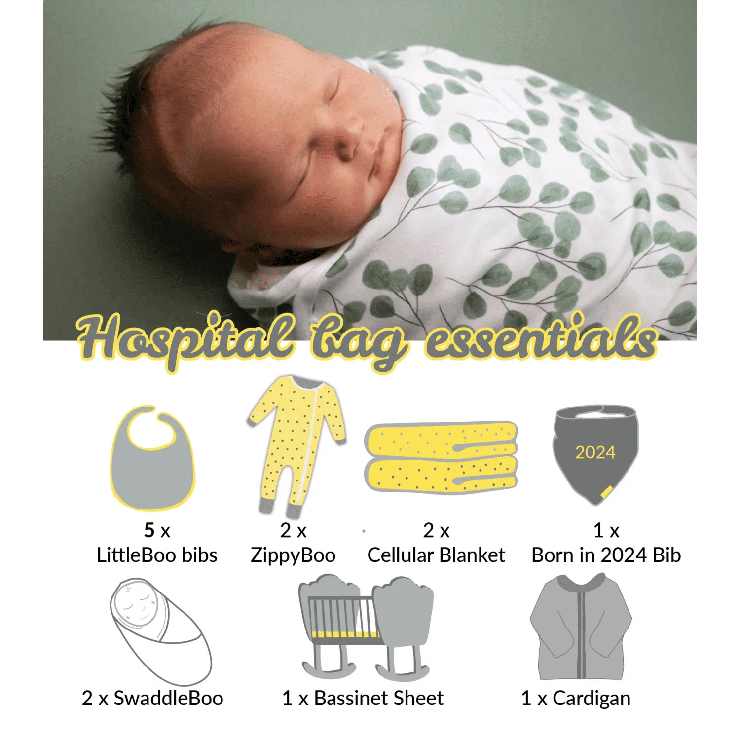 Hospital Bag Essentials Logo