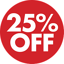 25% off the first 3 months of accounting services with a 1-year contract Logo