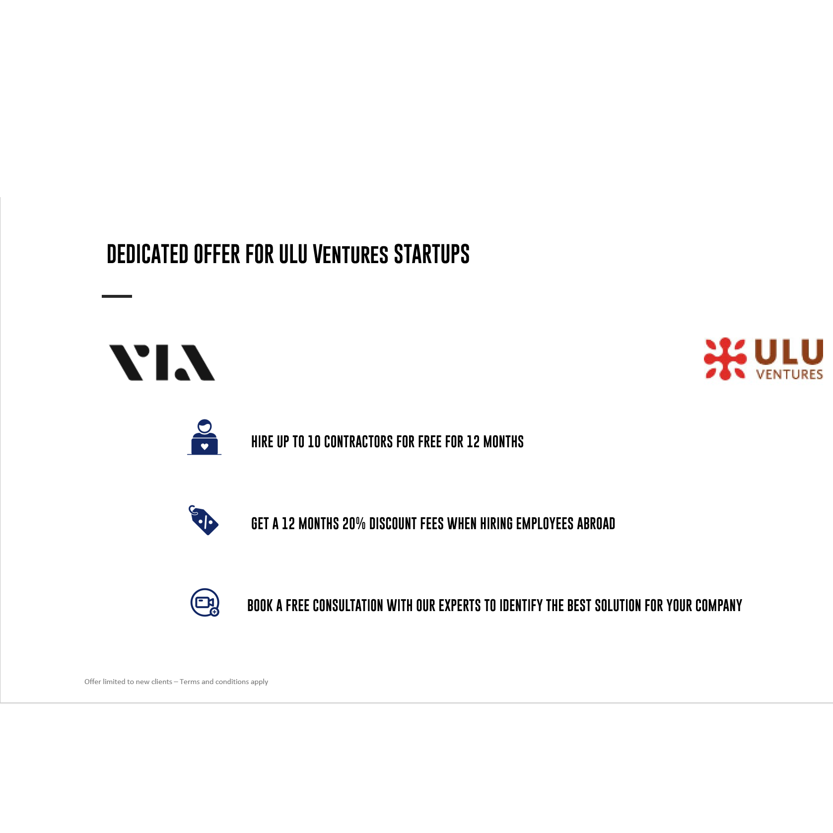 VIA for ULU Ventures Logo