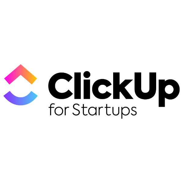 $3000 in ClickUp credits for Gold House companies! Logo