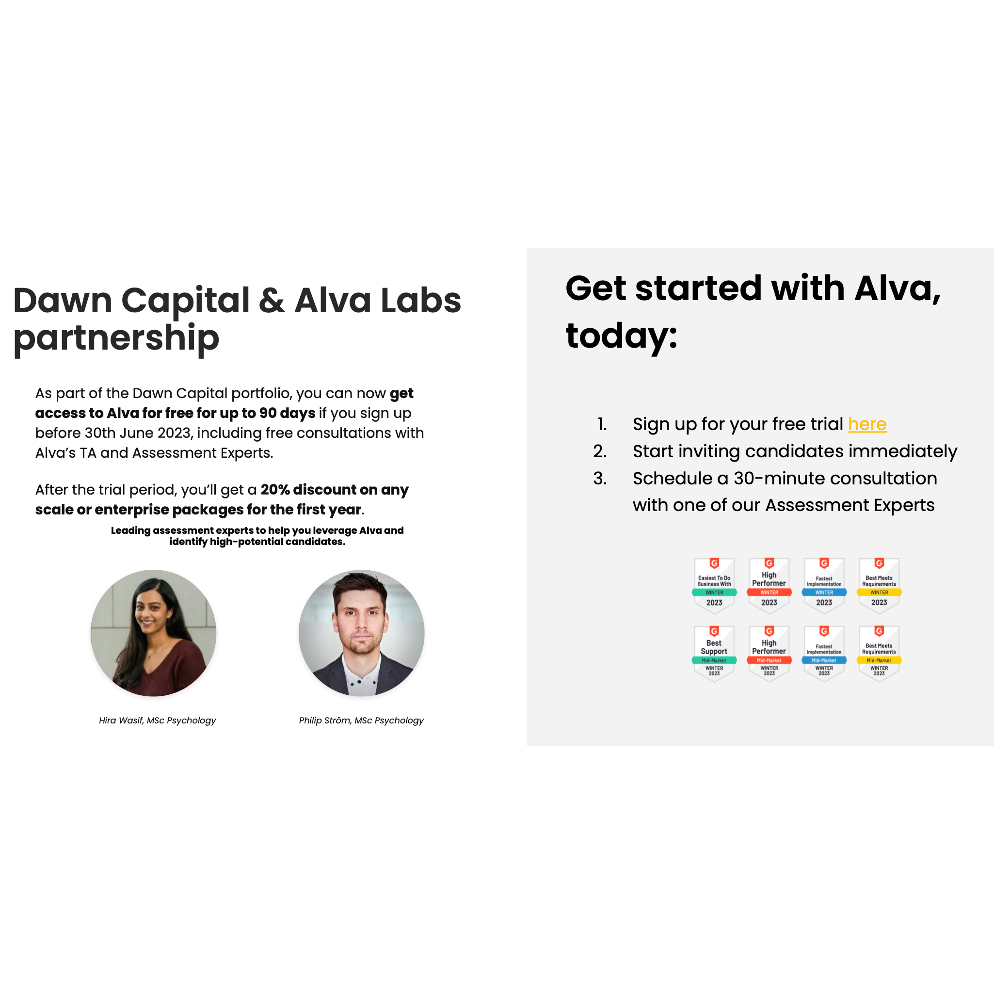 Exclusive partner offer for Dawn Capital Logo