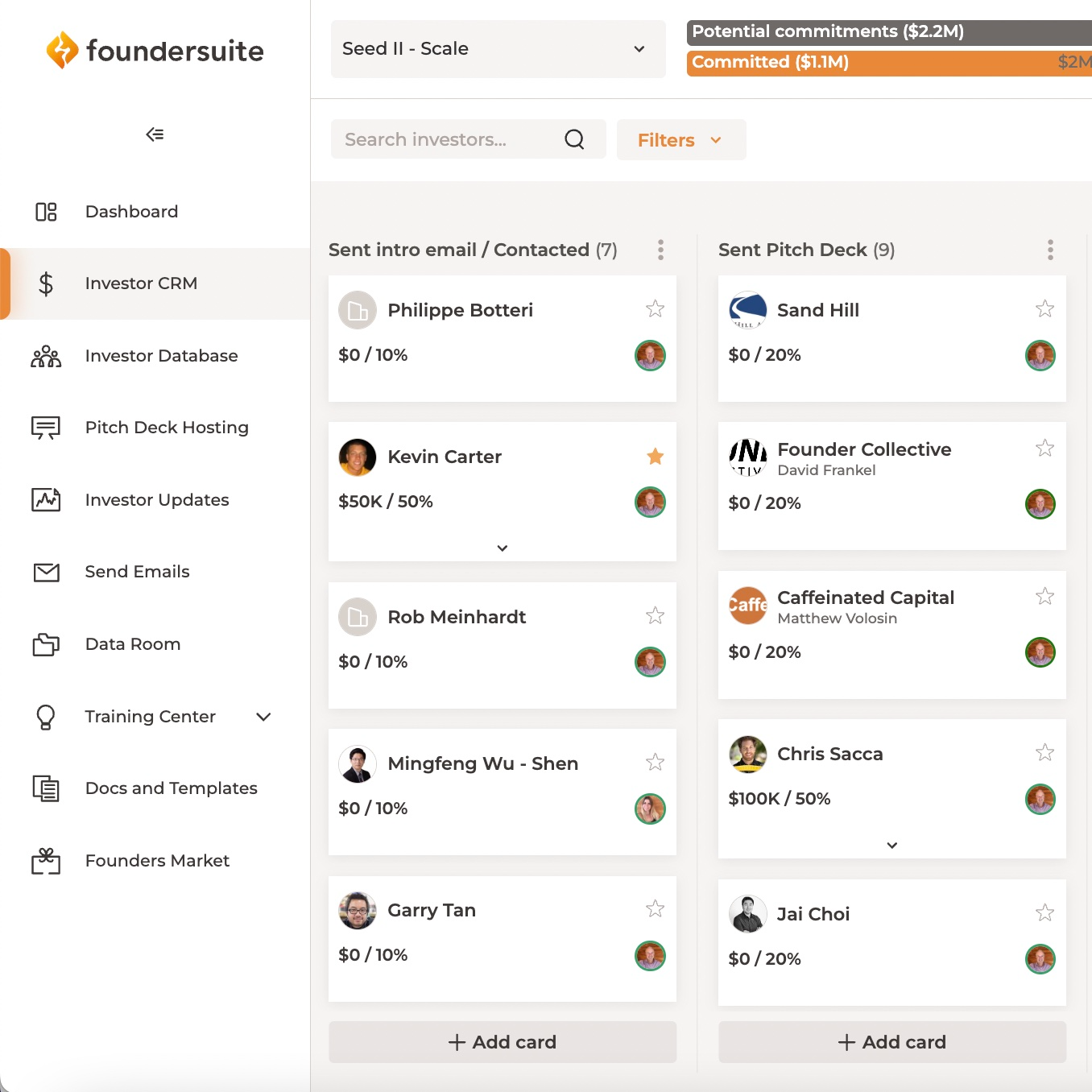 Get 40% Off The Leading Capital Raise Software Platform (Massive Investor Database, "Get Intro" Feature, CRM, Pitch Hosting, Virtual Data Room, Investor Updates and More) Logo