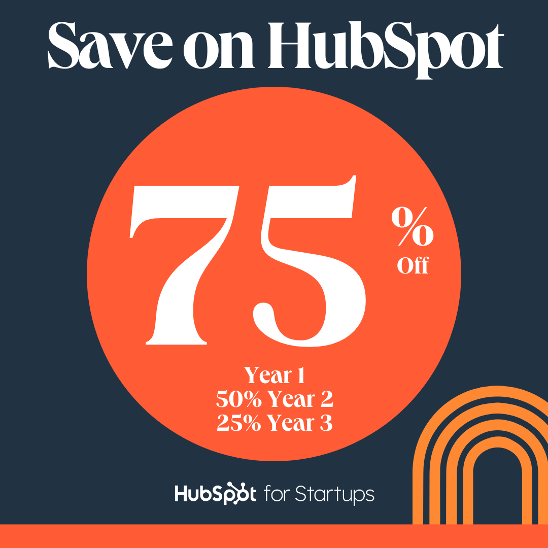 Seed Discount: 90% off HubSpot Logo