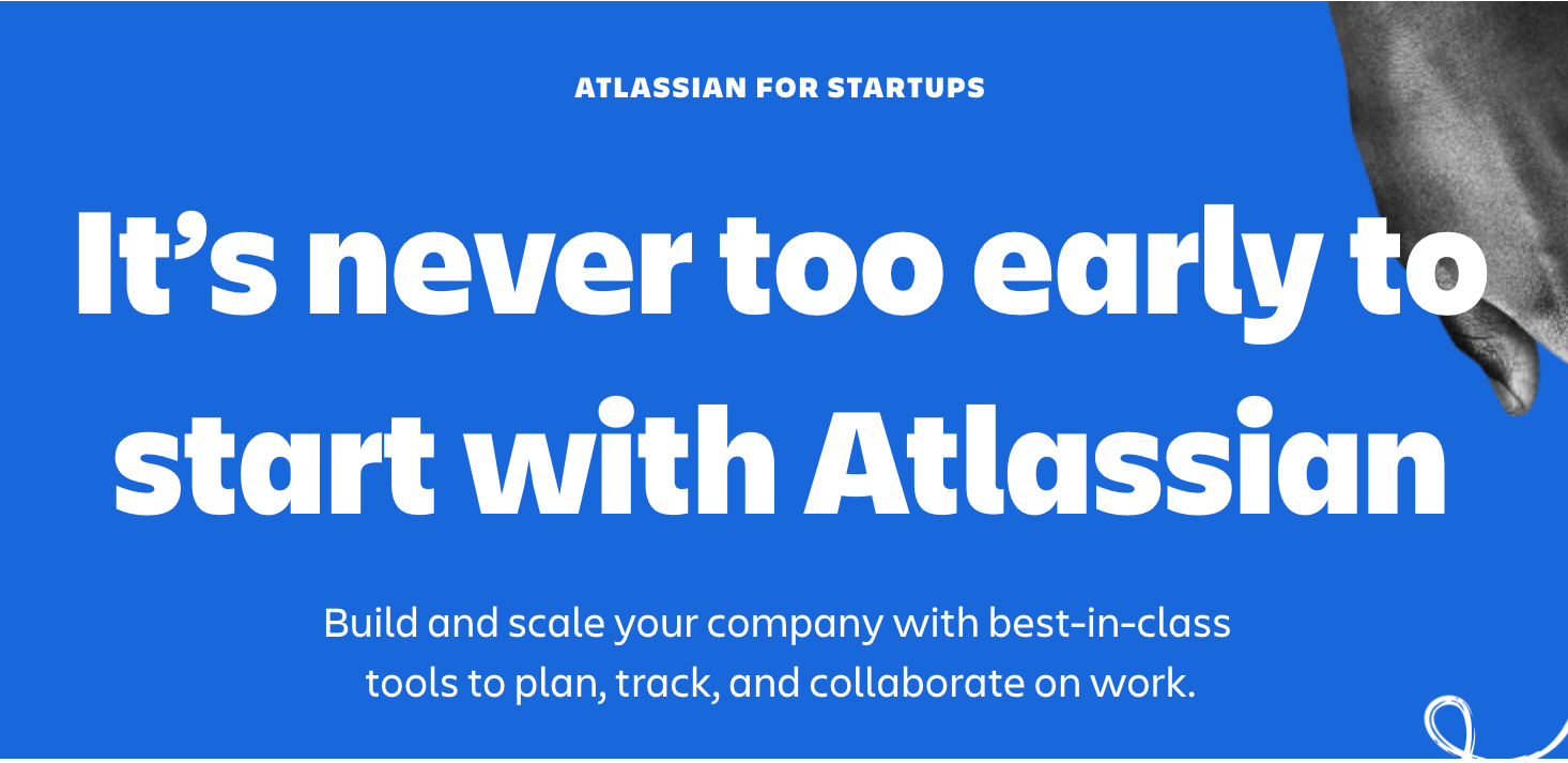 Atlassian for Startups - Preferred / Exclusive Offer for JP Morgan Innovation Economy Clients Logo
