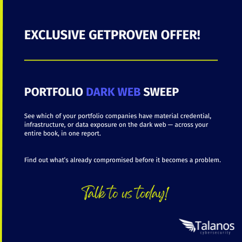 Portfolio Dark Web Sweep - Free for GetProven VC partners Logo