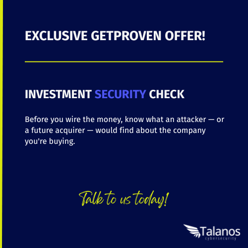 Investment Security Check - Free for GetProven VC partners Logo
