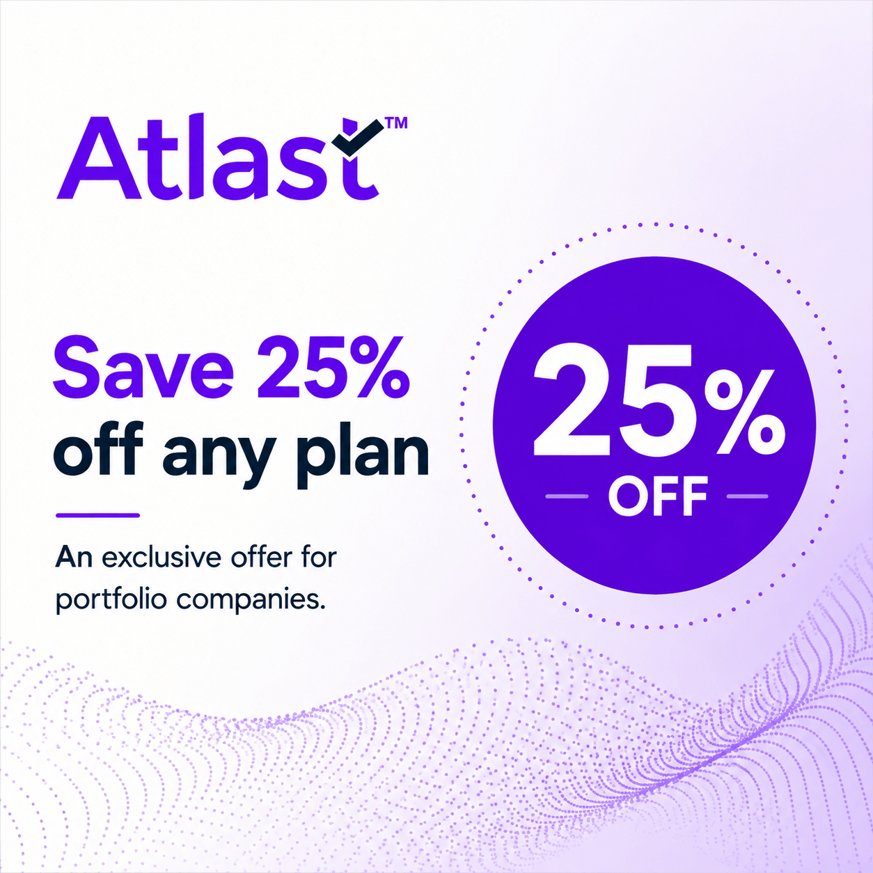 25% Off Atlast + Free Implementation for Balderdon Portfolio Companies Logo