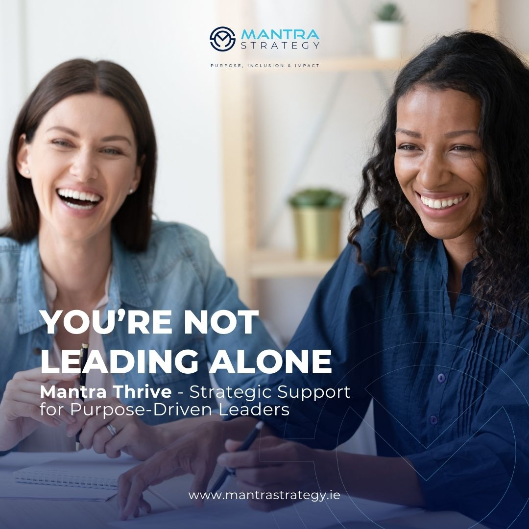 To mark the launch of Mantra Thrive: The Ultimate Leadership Sounding Board, Mantra are offering 10 Guaranteed Irish Members 15% off if they commit and pay in March Logo