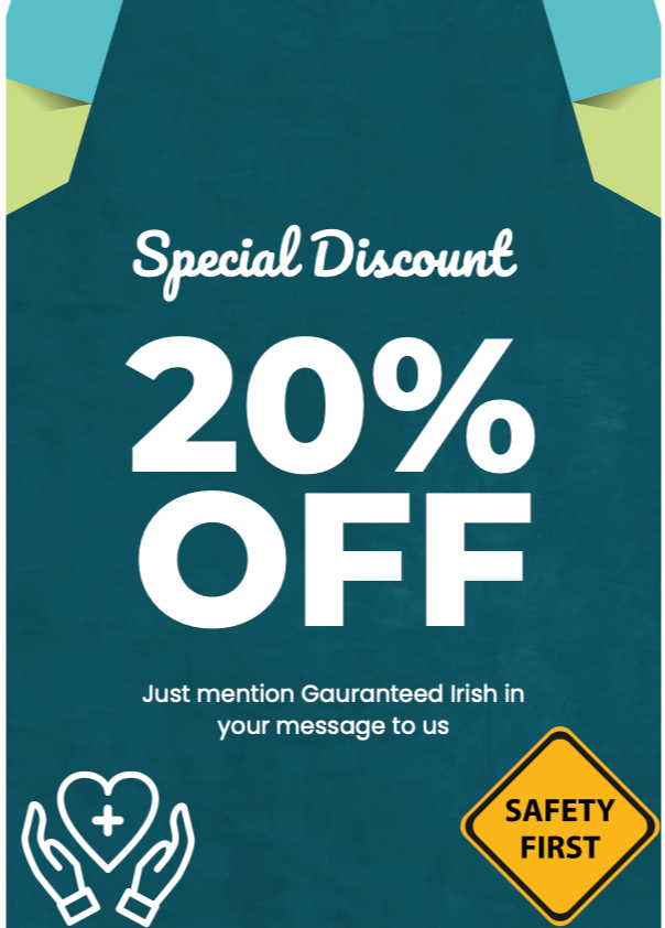 Safety Statement 20% off Logo