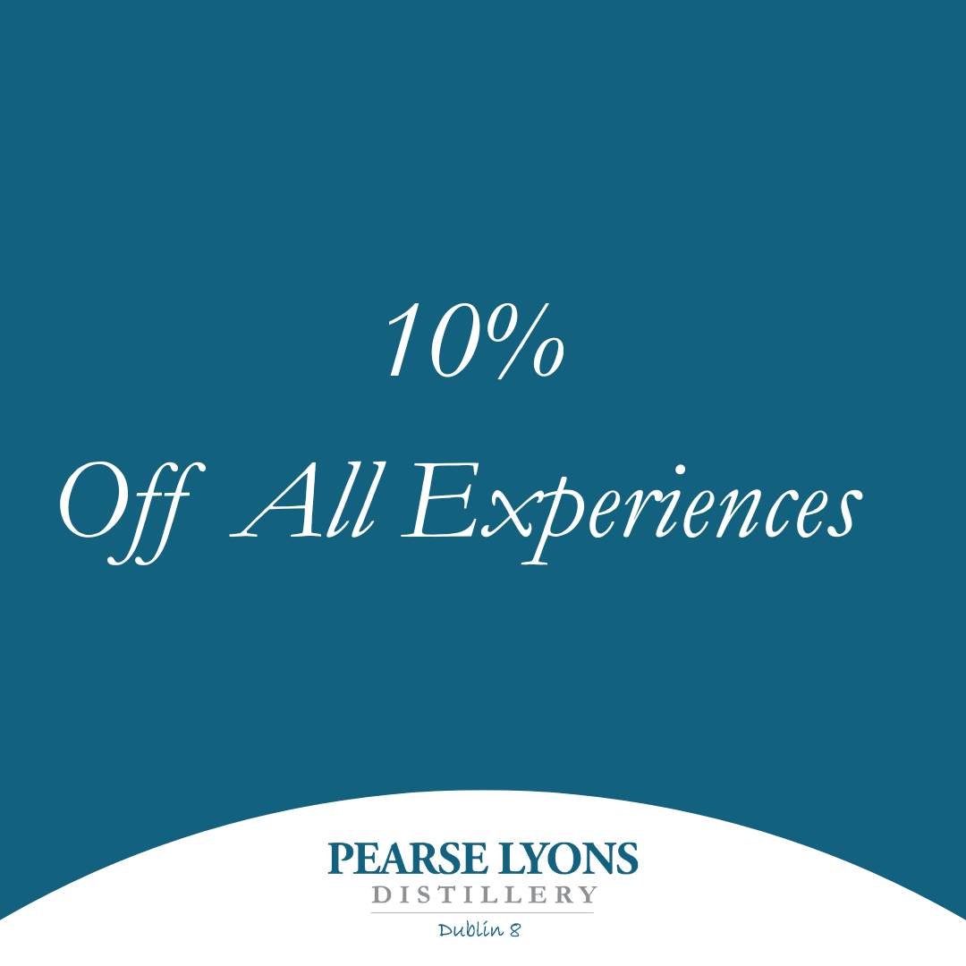 10% Off Experiences at Pearse Lyons Distillery Logo