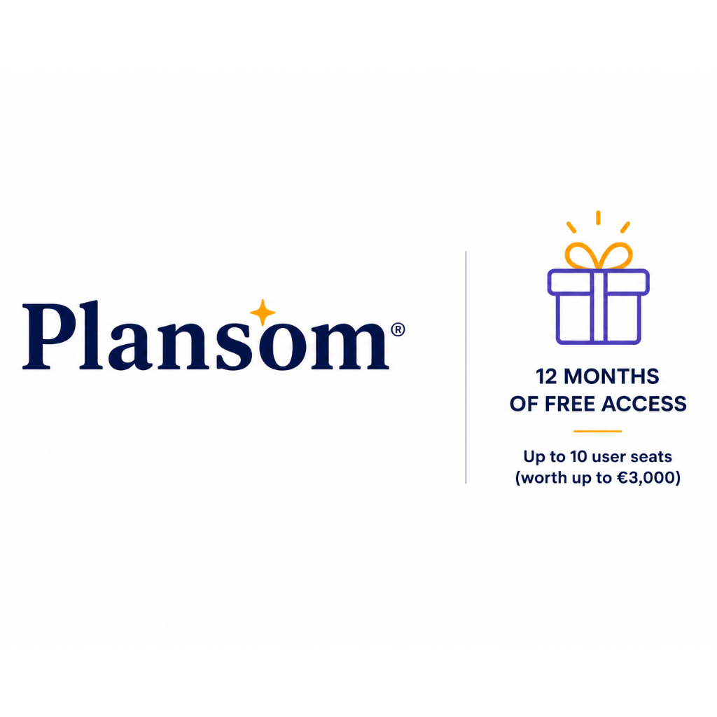 PLANSOM FOR STARTUP OFFER - 12 MONTHS FREE ACCESS Logo