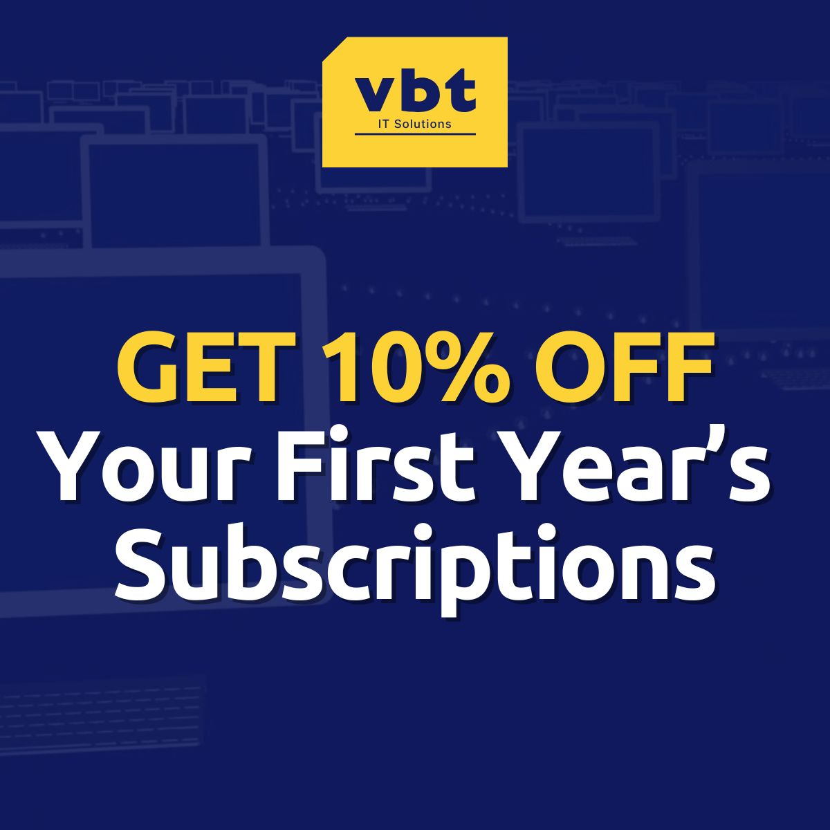 10% Off Your First Year's Subscription Logo
