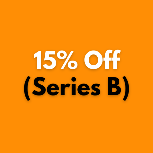 15% Monthly Discount (Series B) Logo