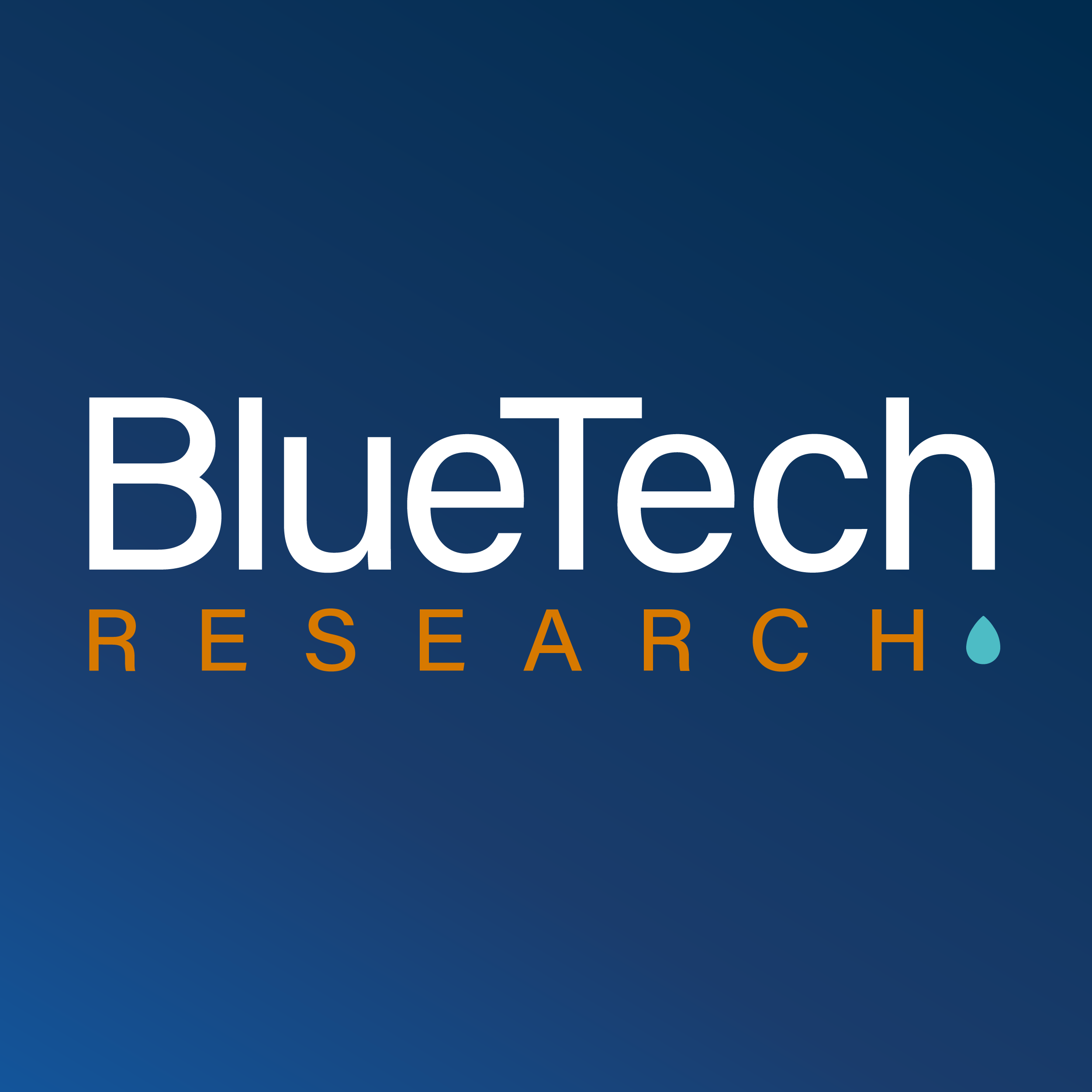 BlueTech Research | Waste Management & Water Treatment Logo
