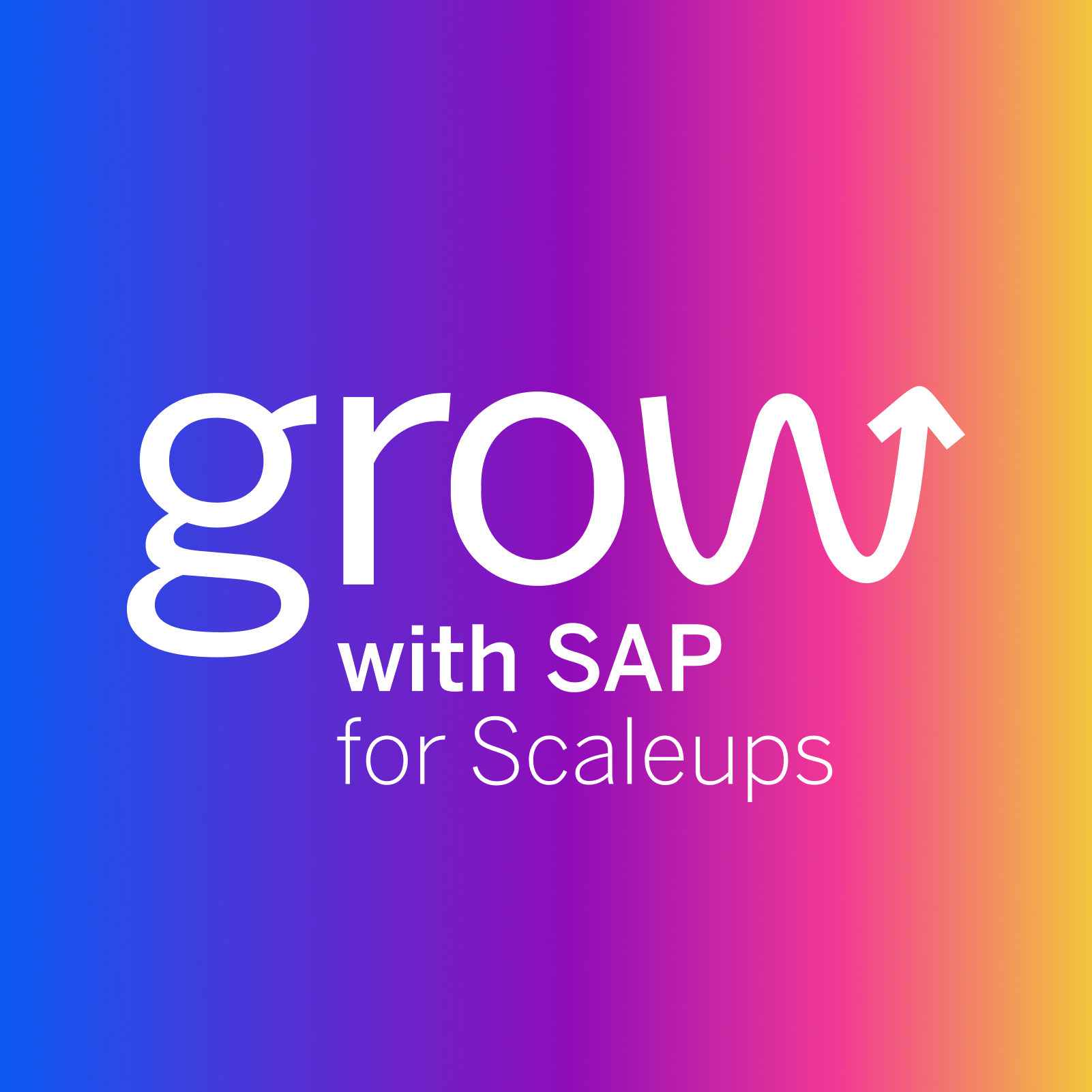 GROW with SAP for scaleups | Technology / Software Logo