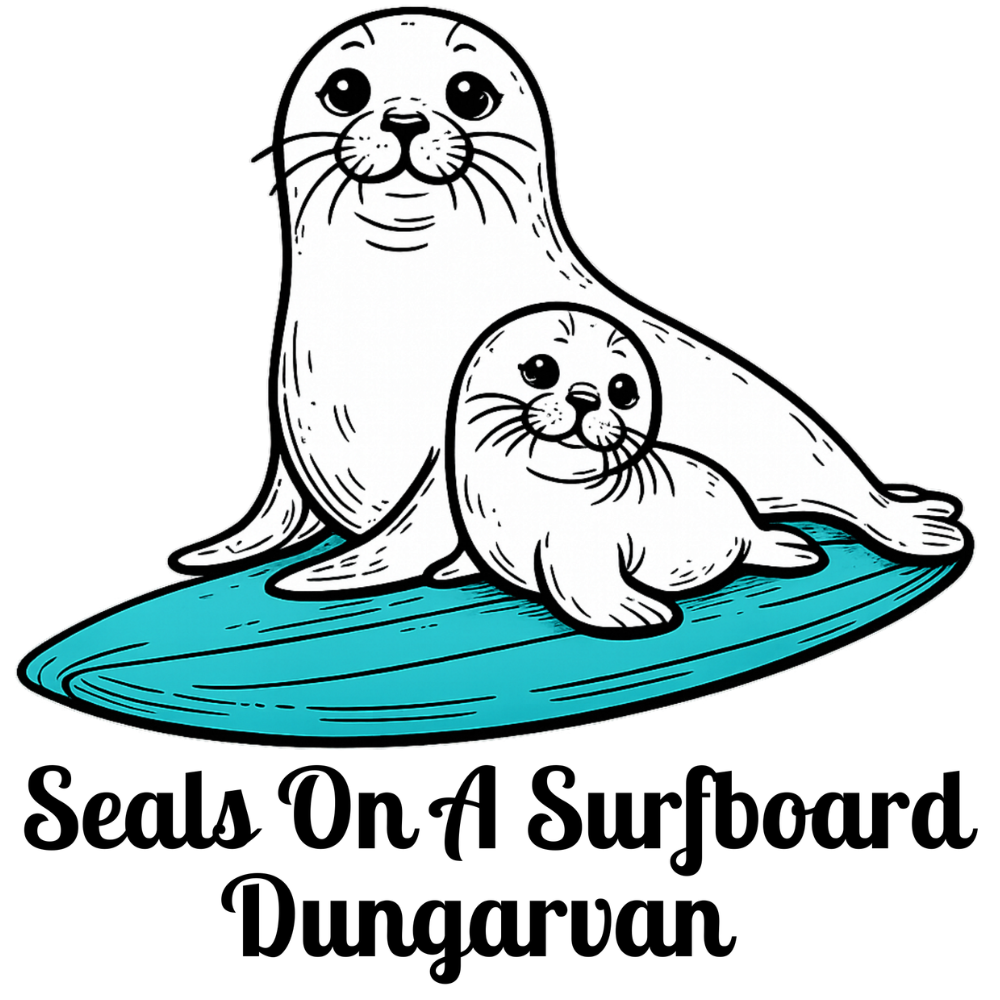 Seals on a Surfboard | Craft, Design, Textiles & Gifting Logo