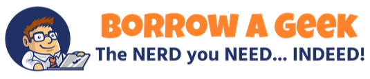 Borrow a Geek | Technology Logo