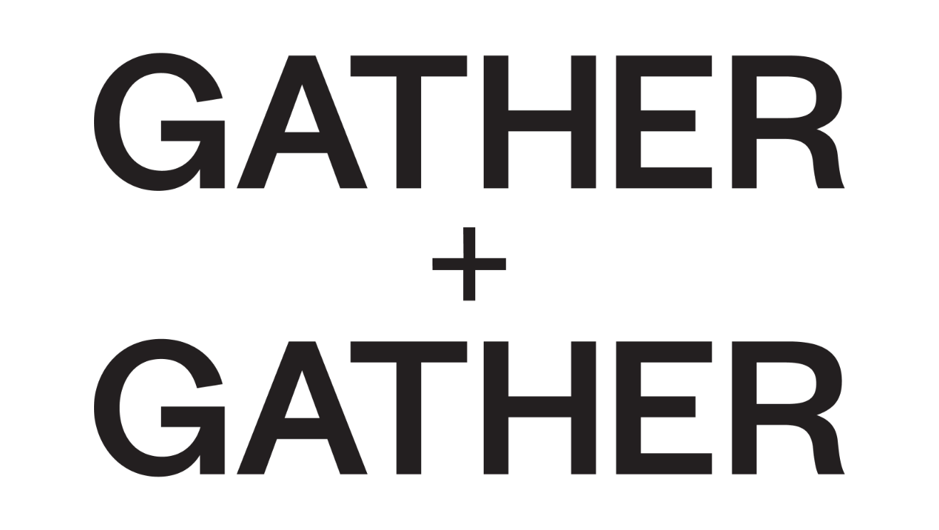 Gather + Gather | Food & Beverage Logo
