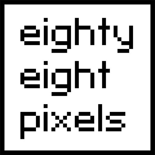 Eighty Eight Pixels | Design, Marketing & Multimedia Production Logo