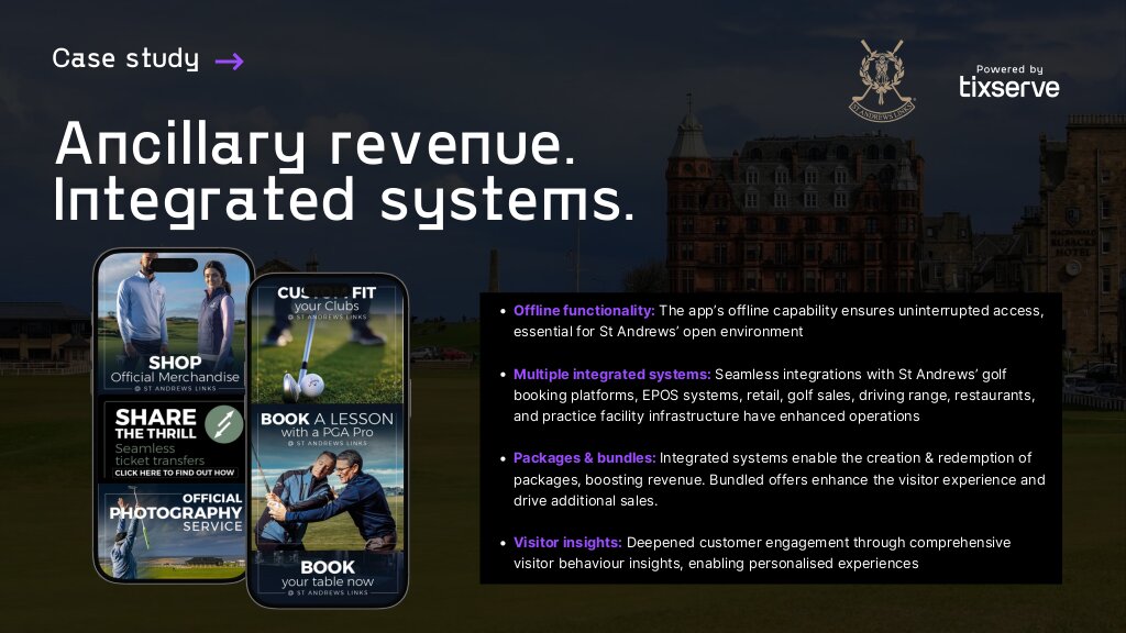 Ancillary Revenue & Integrated Systems for St Andrews Links Trust