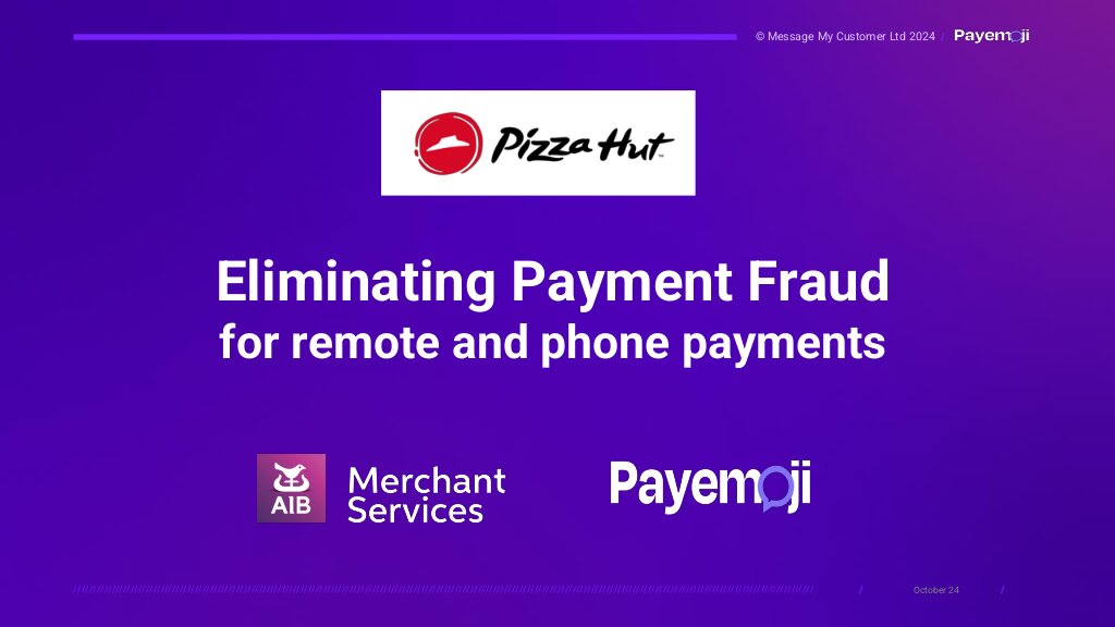 Pizza Hut Conversational Engagements and Payments