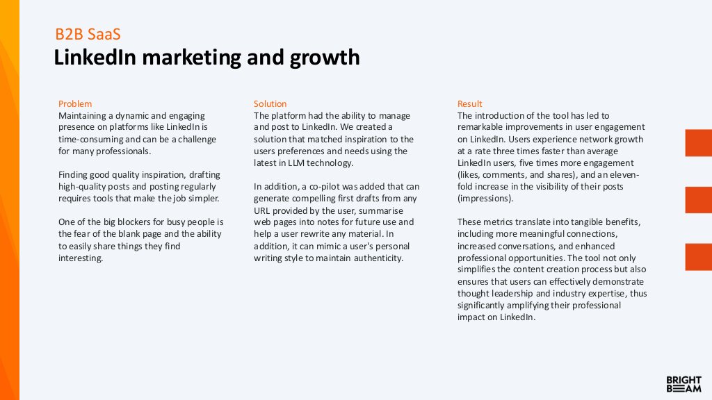 B2B SaaS - LinkedIn marketing and growth