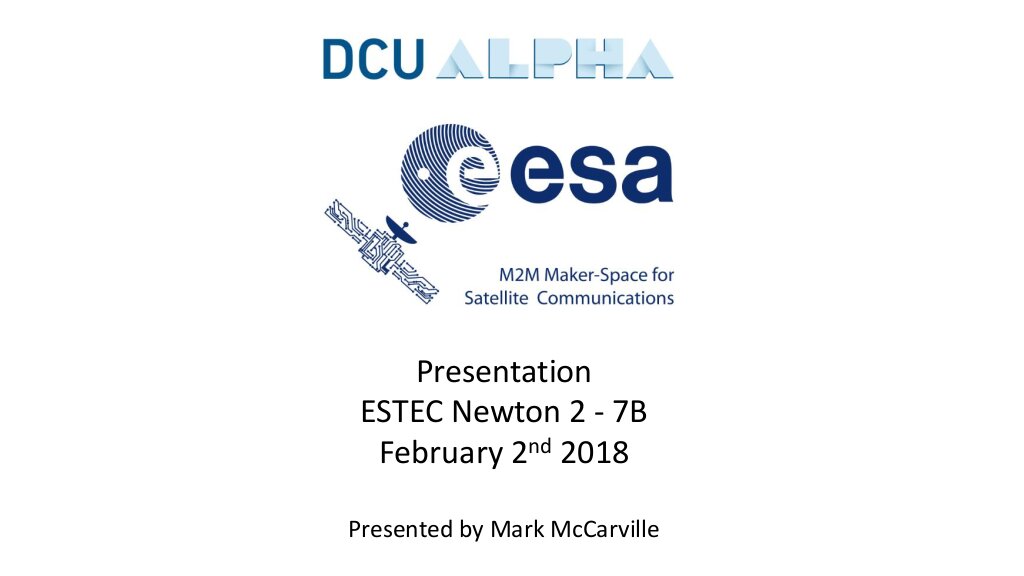 DCU Satcom IoT Maker Space