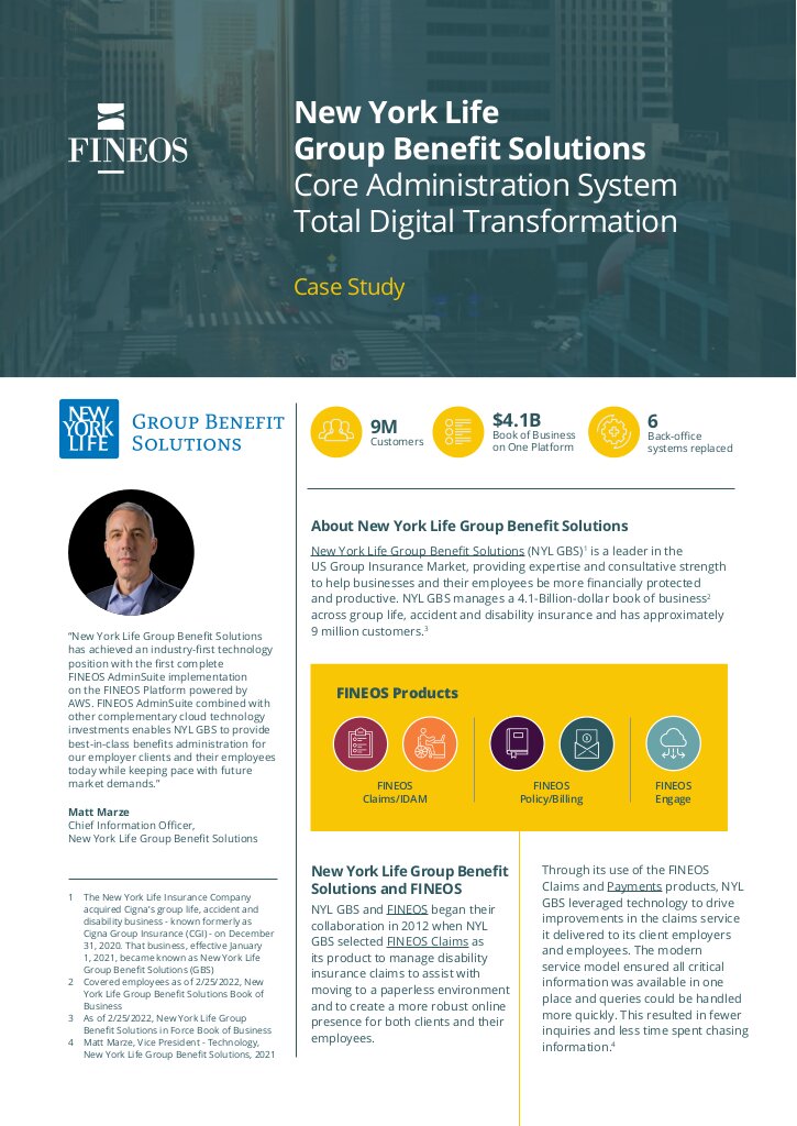 New York Life Group Benefit Solutions Case Study
