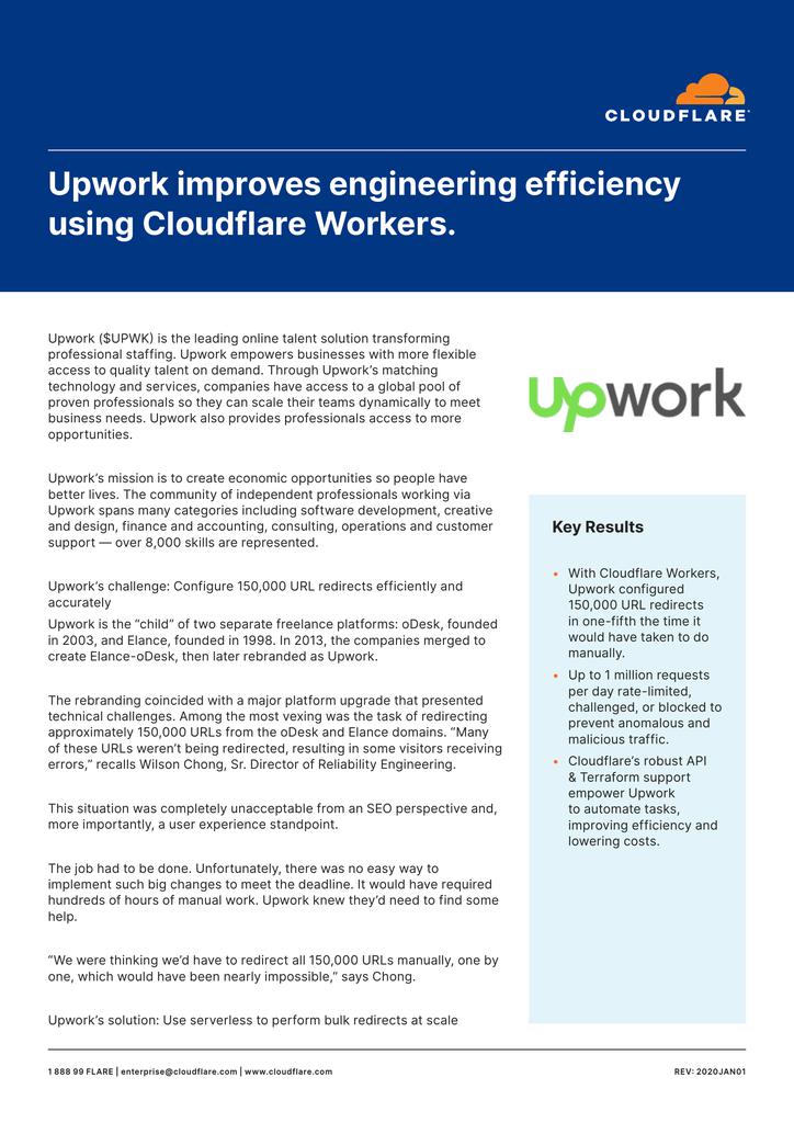 Upwork - Case Study