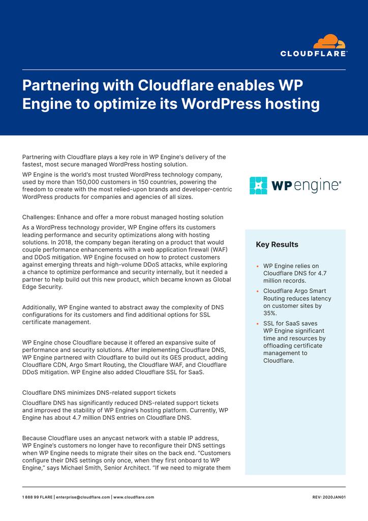 WP Engine - Case Study