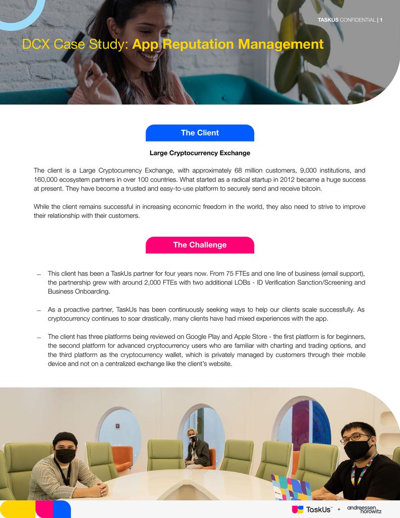 DCX Case Study App Reputation Management