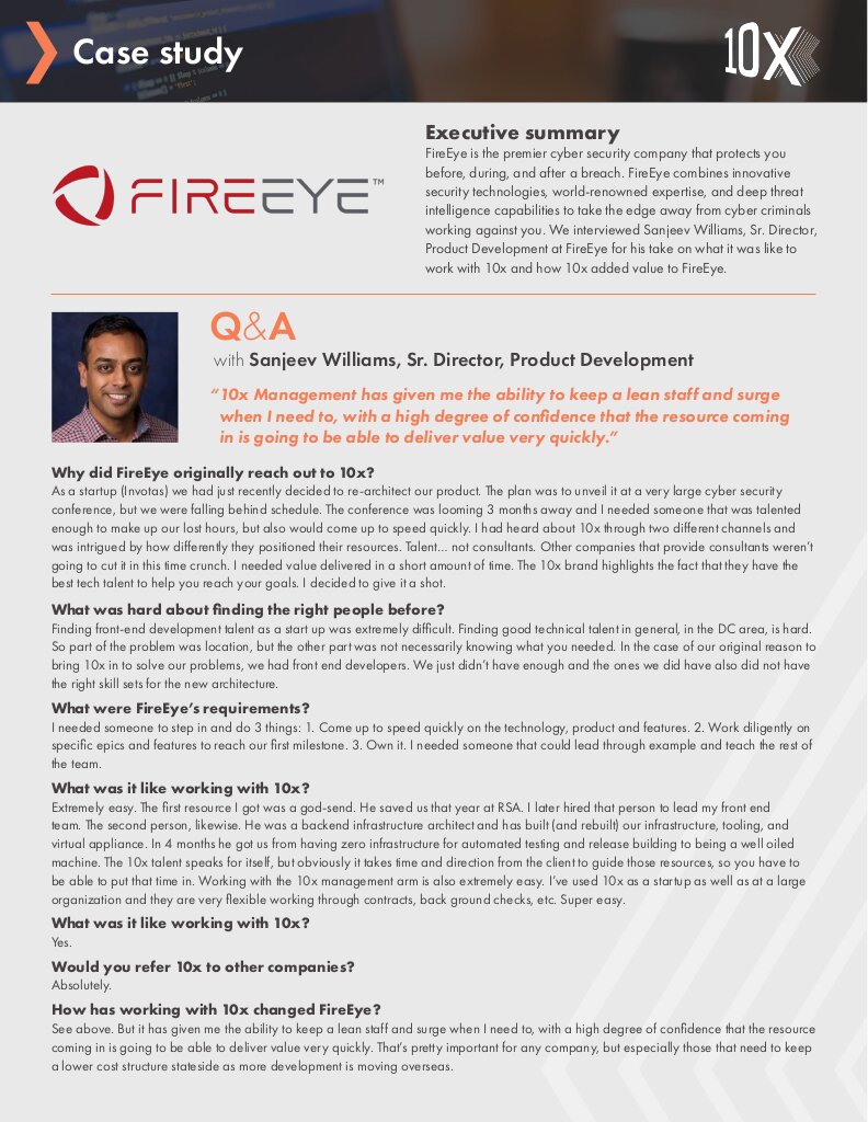 FireEye Case Study
