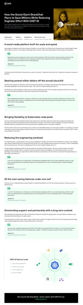How the Social Giant ShareChat  Plans to Save Millions While Reducing Engineer Effort With CAST AI