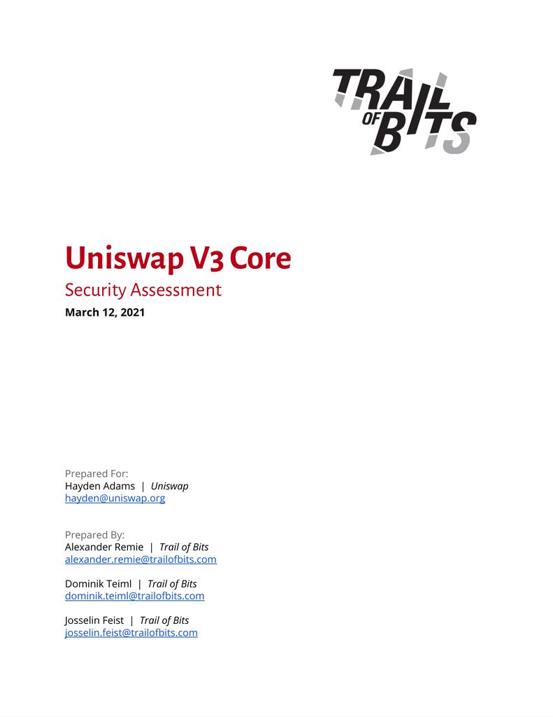 Uniswap V3 Core Code Review