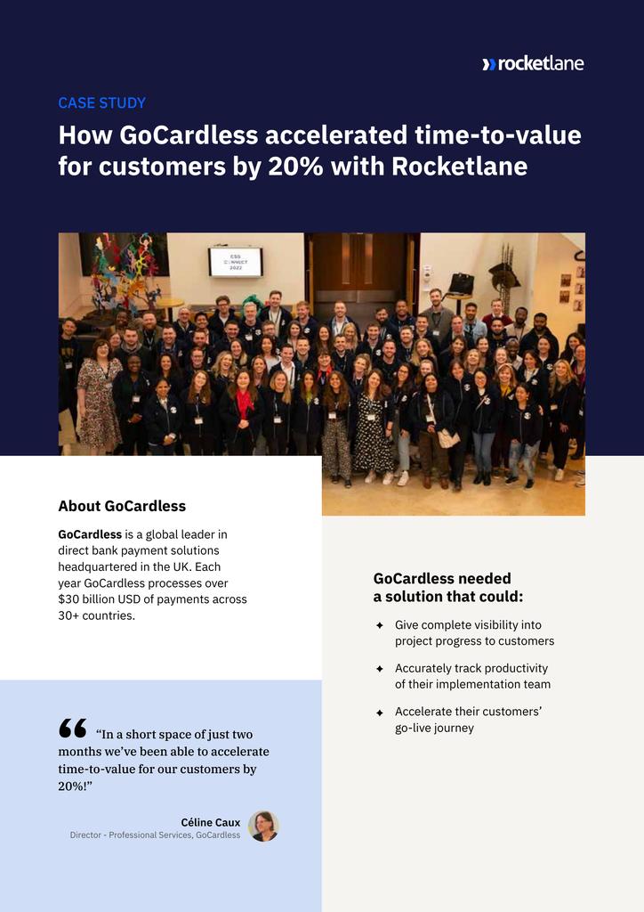 How GoCardless accelerated time-to-value for customers