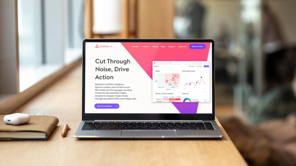 New brand and website for Signal AI