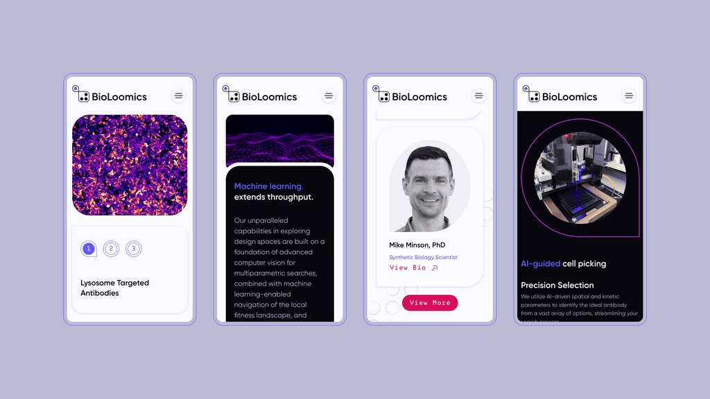 New brand and website for Bioloomics