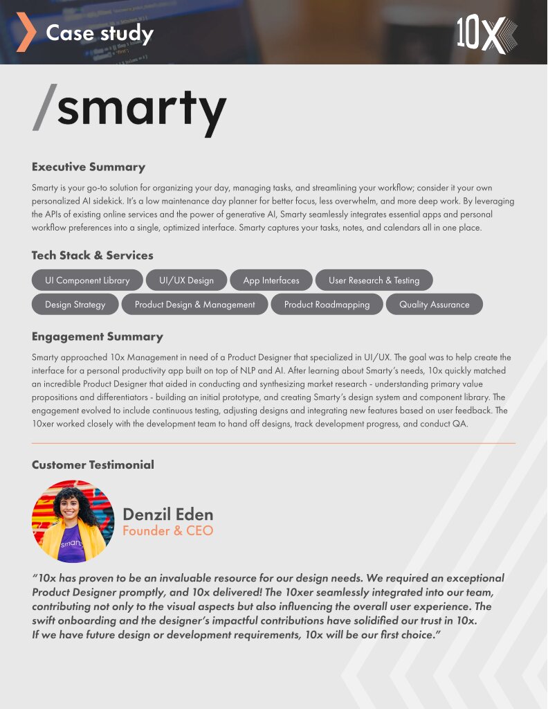 Smarty Case Study