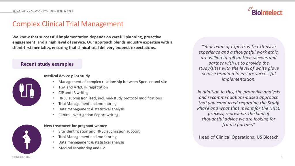 Complex Trial Management