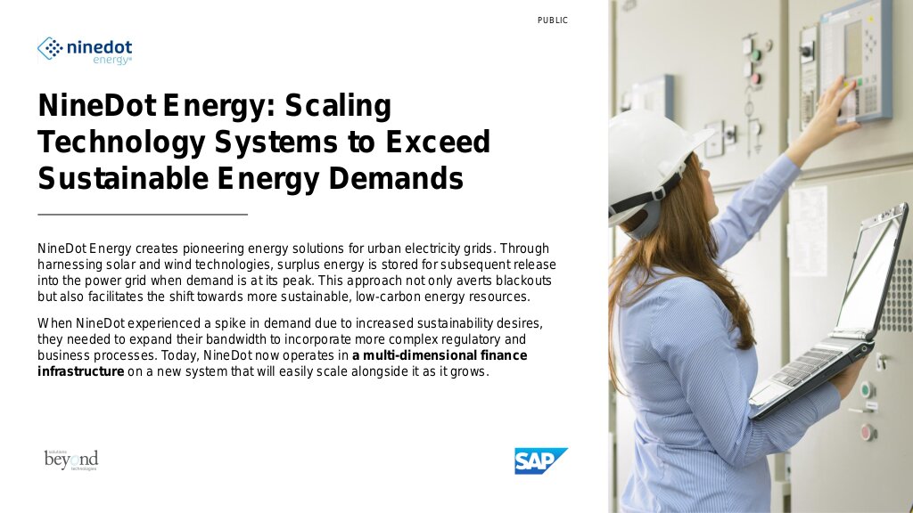 NineDot Energy & SAP