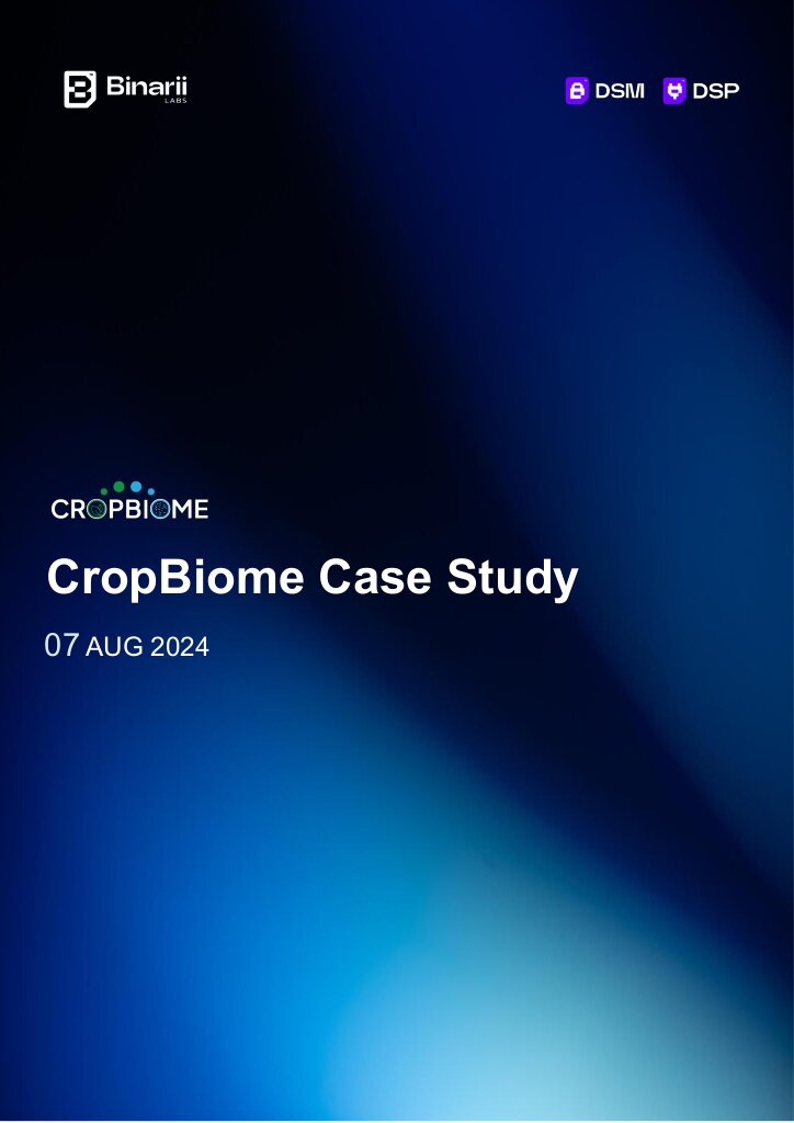 CropBiome Case Study