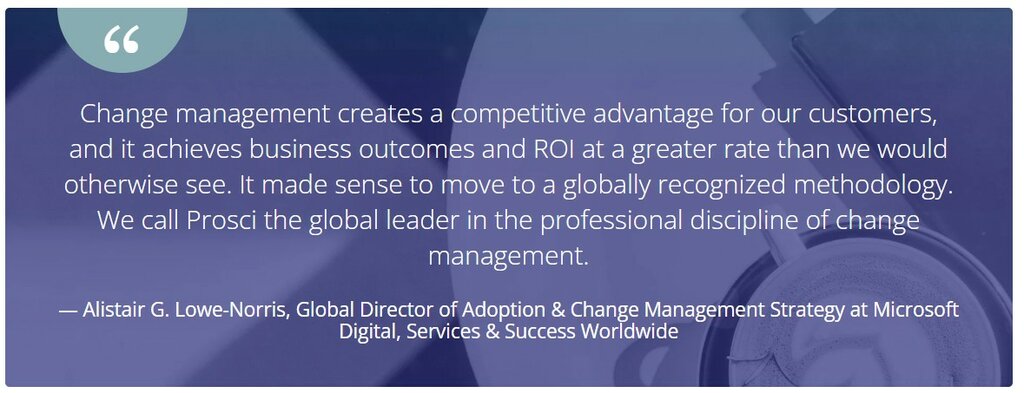 Microsoft Increases Customer Adoption Rates With Prosci