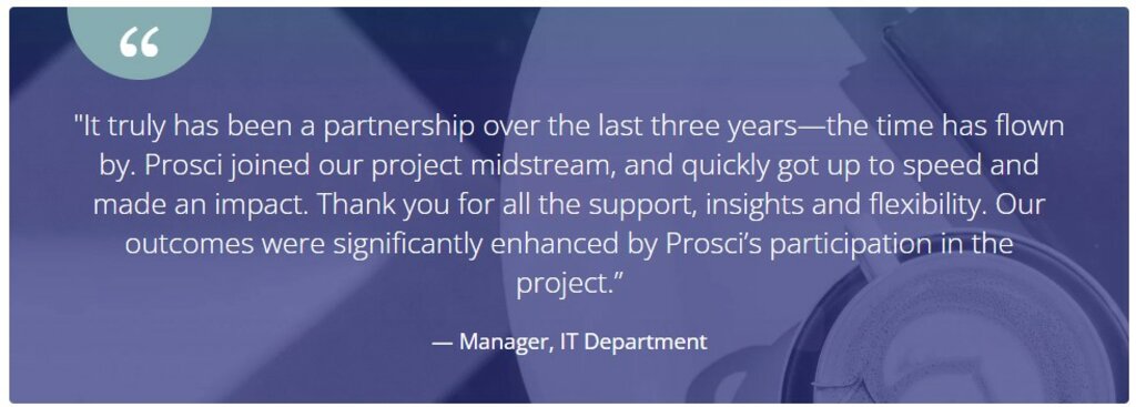 Prosci Helps Entertainment Company Drive Successful ERP Systems Change