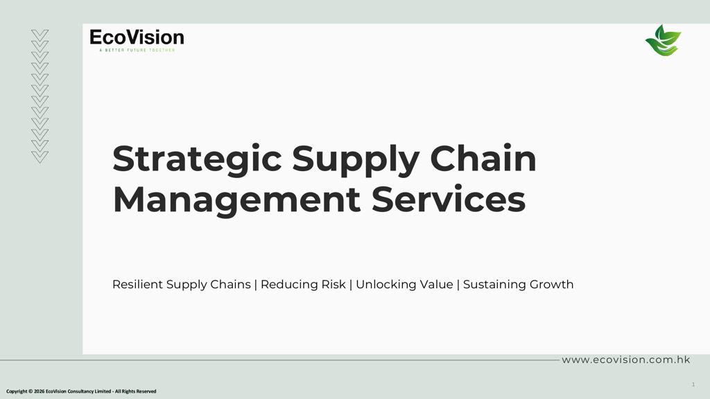 EcoVision Strategic SupplyChain Management Service