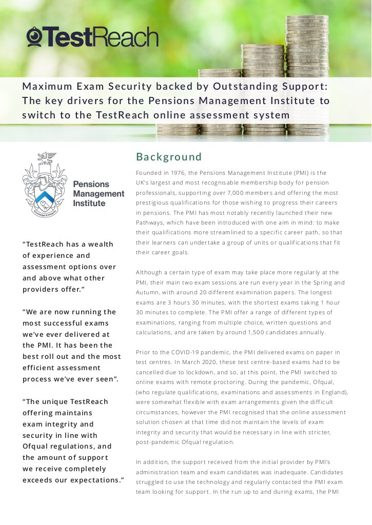 Pensions Management Institute