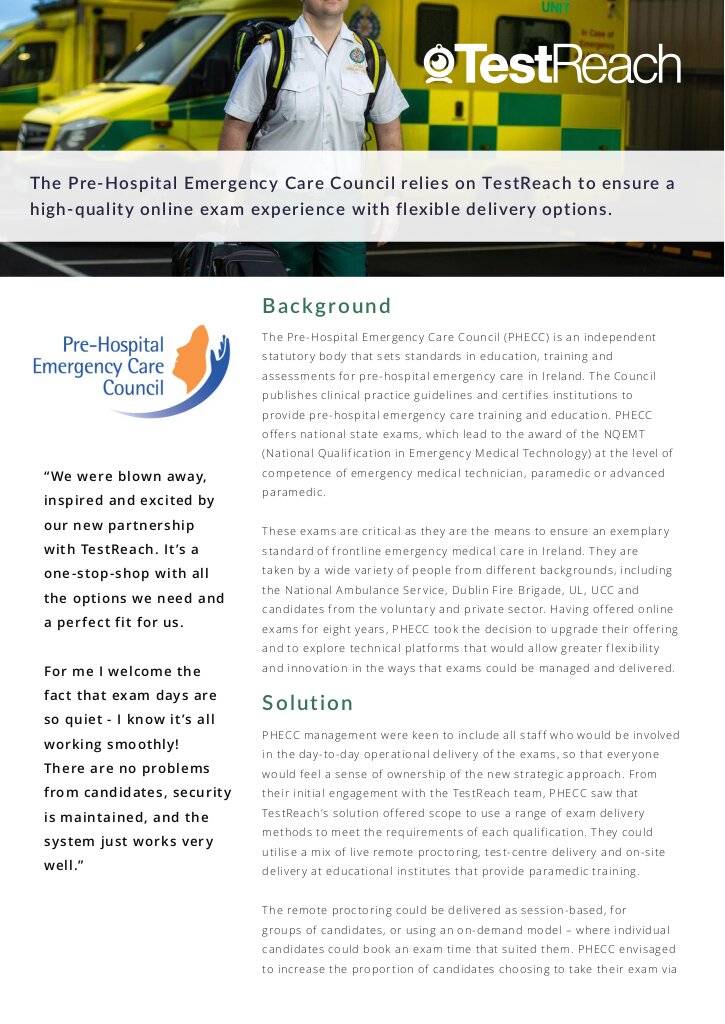 Pre-Hospital Emergency Care Council