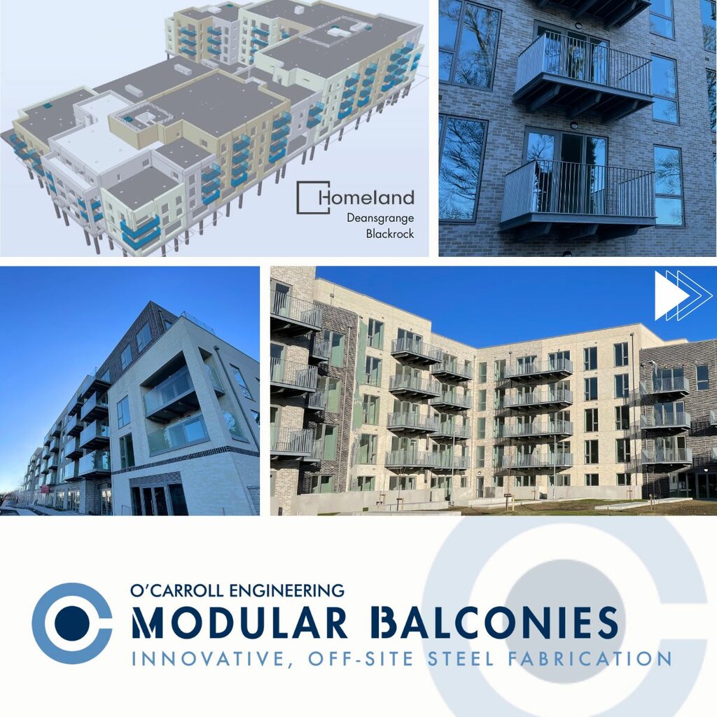 OCE Modular Balconies - Homeland Deansgrange