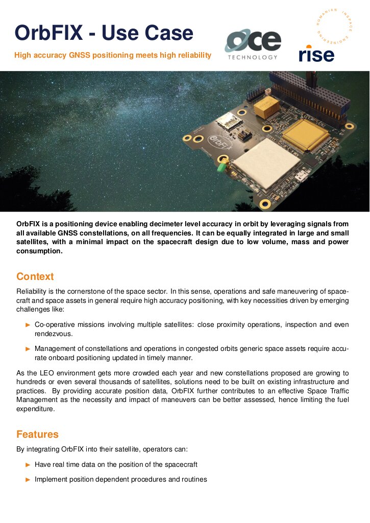 OCEOS in Satellite Navigation