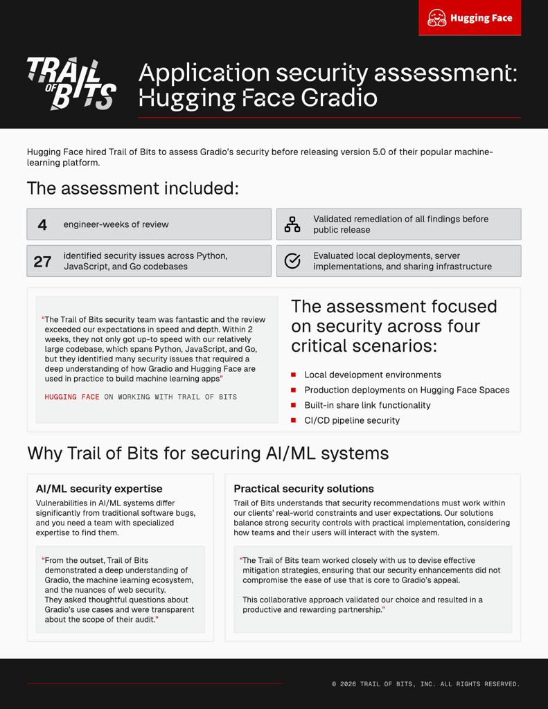 Application Security Assessment for Hugging Face Gradio 5